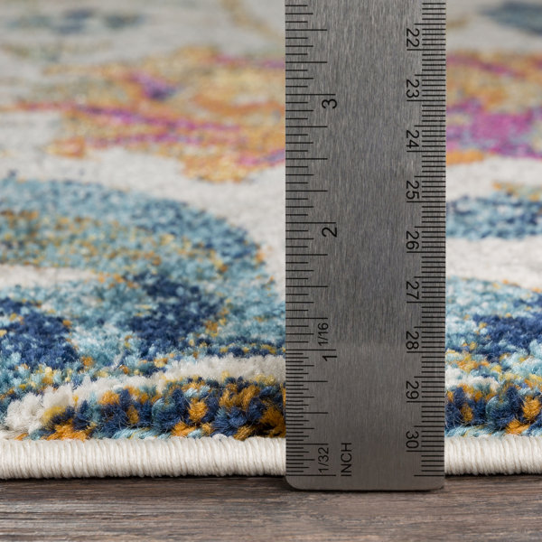 Mistana™ Hillsby Floral Area Rug in Multicolor & Reviews Wayfair